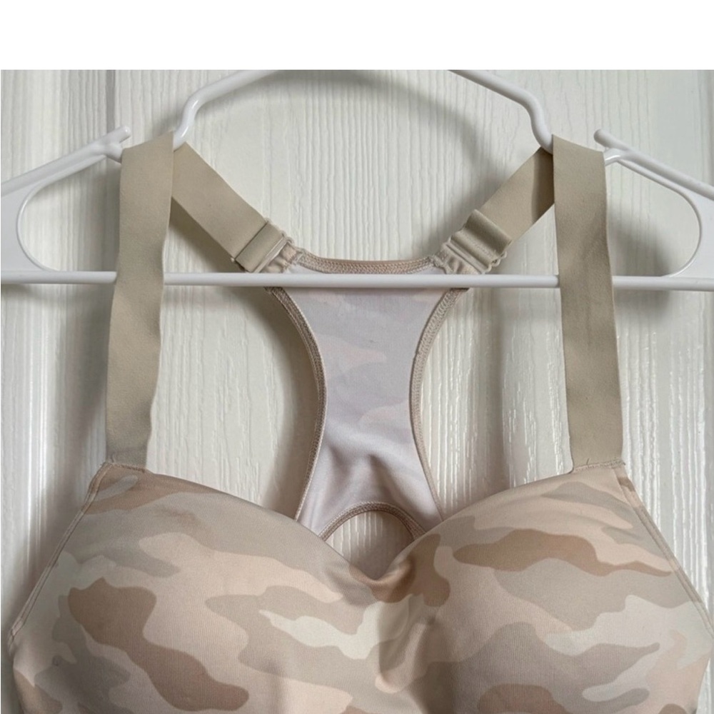 Camo Print Beige Push Up Bra